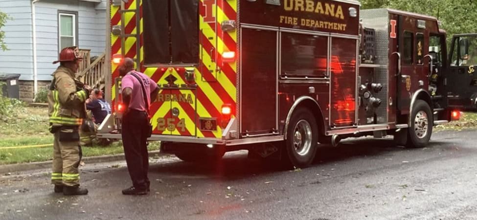On January 28th, fire rescue crews quickly contained a blaze at an Apartment Complex Fire in Urbana, Illinois, avoiding significant destruction.