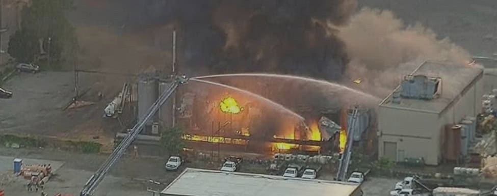 A massive industrial fire occurred early Monday morning, June 30th, at the Aevitas Specialty Services Industrial Complex in Detroit