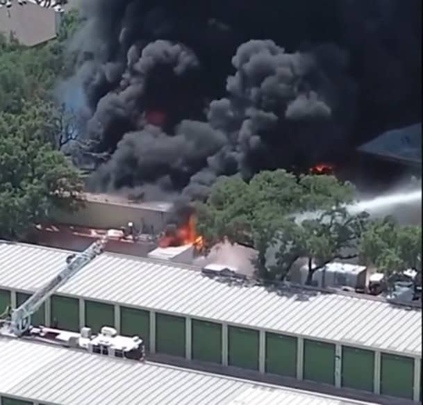 Chemical Fire in San Antonio